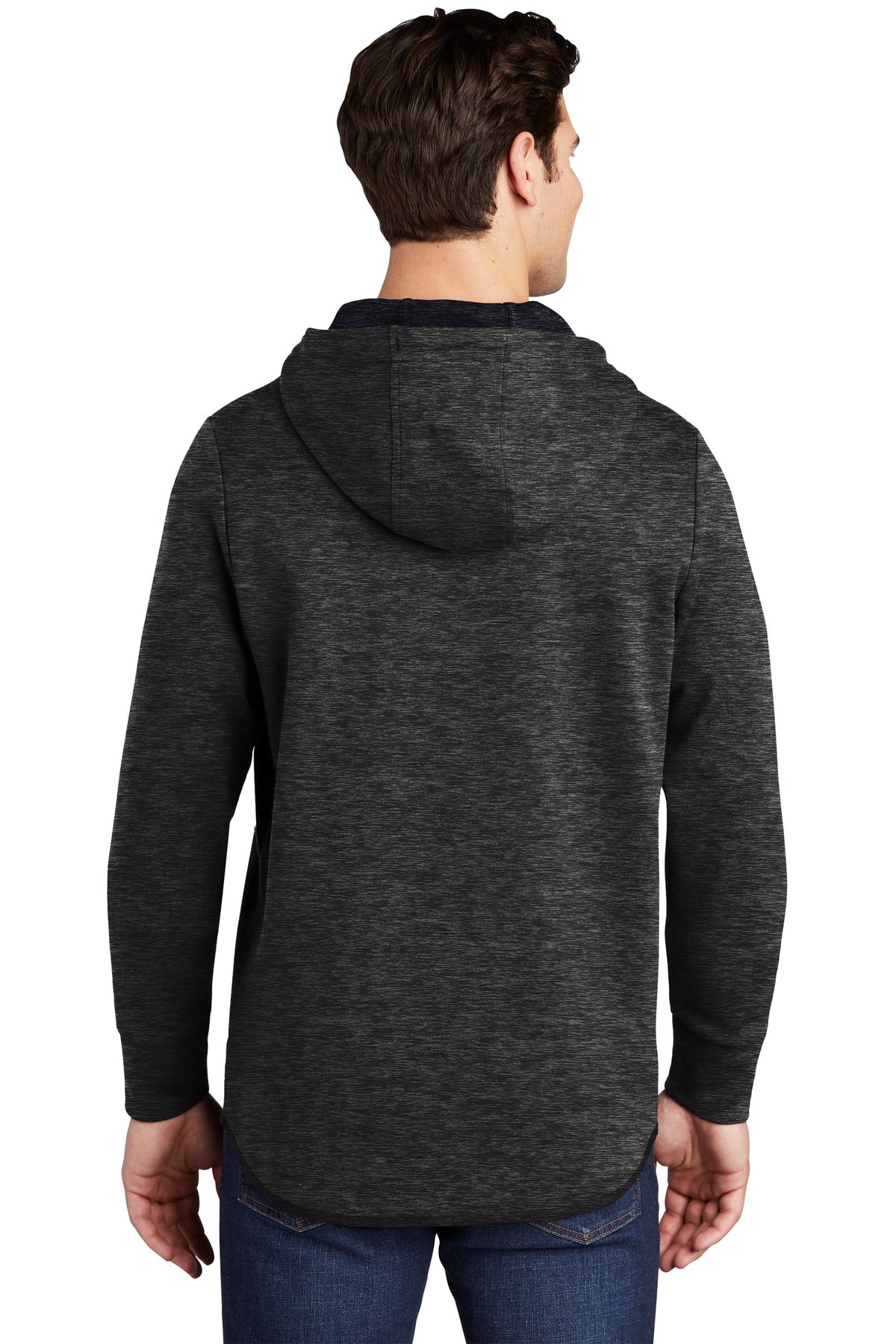 Black Hthr Sport-Tek Triumph Hooded Pullover ST280