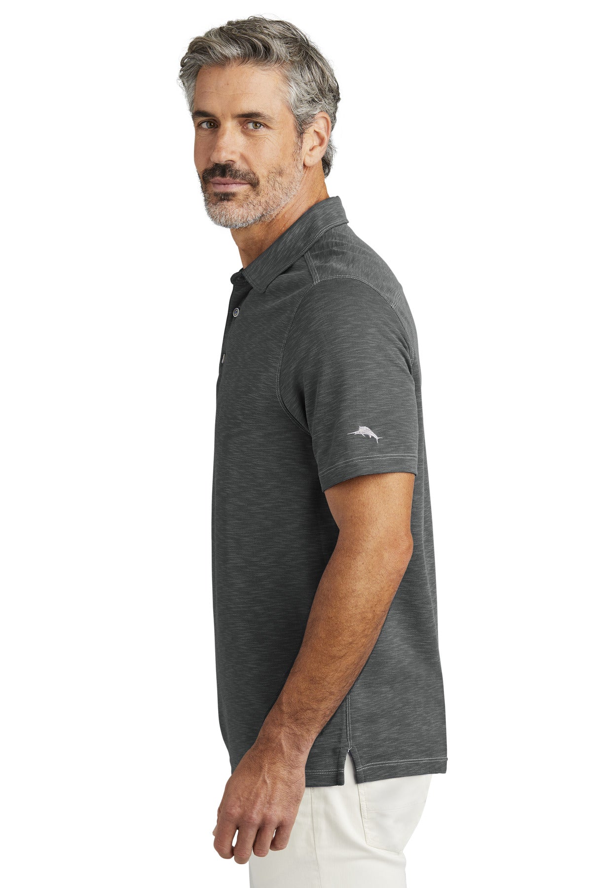 Black LIMITED EDITION Tommy Bahama Palmetto Paradise Polo ST224065TB