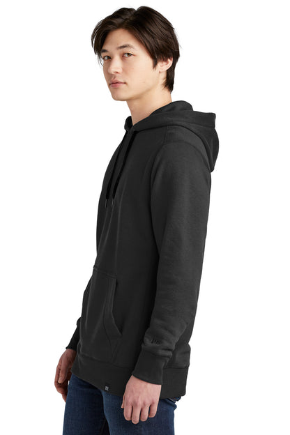 Black New Era French Terry Pullover Hoodie. NEA500