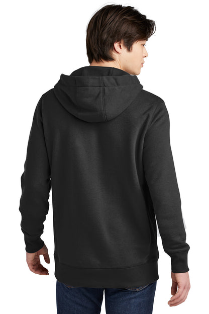 Black New Era French Terry Pullover Hoodie. NEA500
