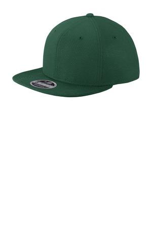 Black New Era Original Fit Diamond Era Flat Bill Snapback Cap. NE404