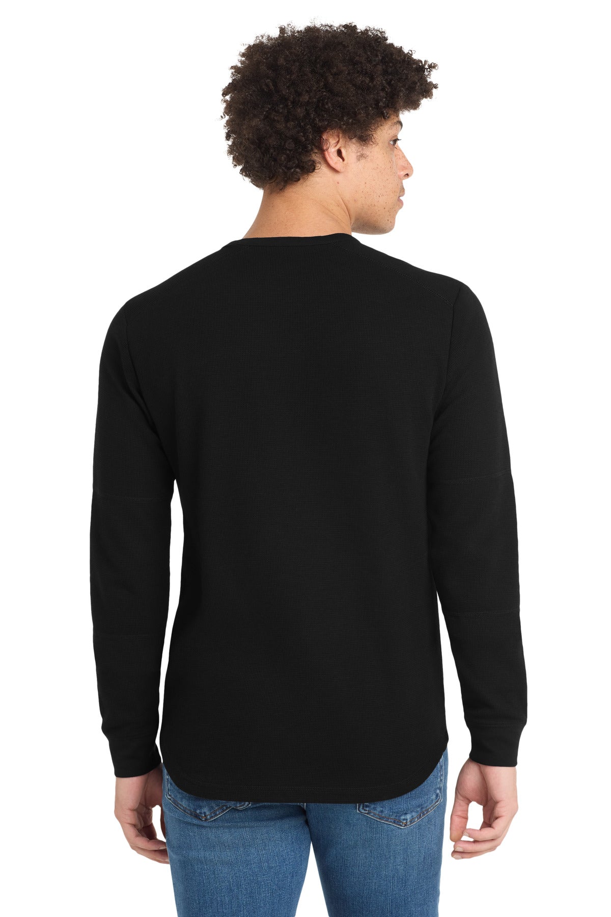Black New Era Thermal Long Sleeve NEA140