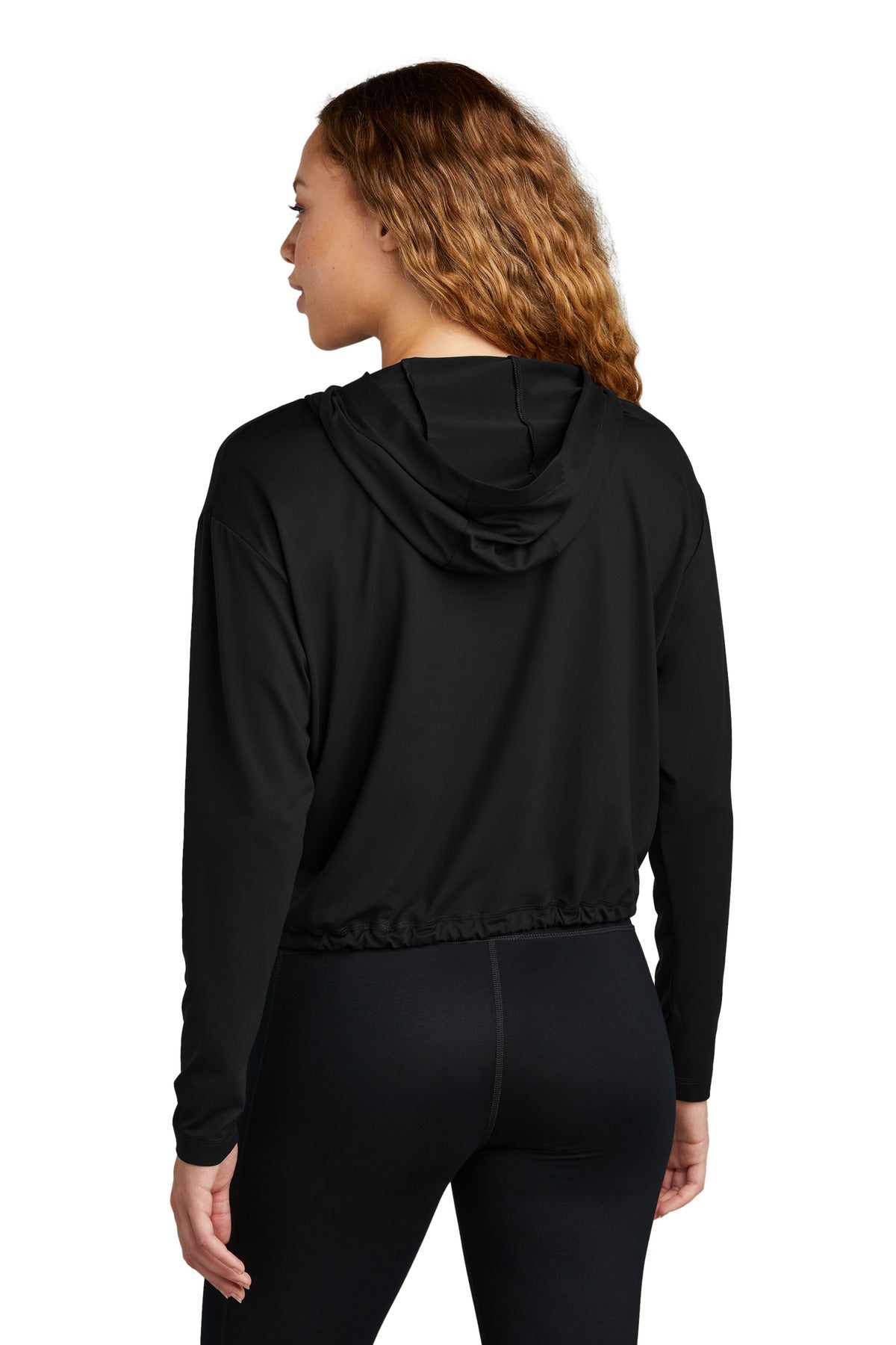 Black New Era Women's Power Long Sleeve Hoodie LNEA229