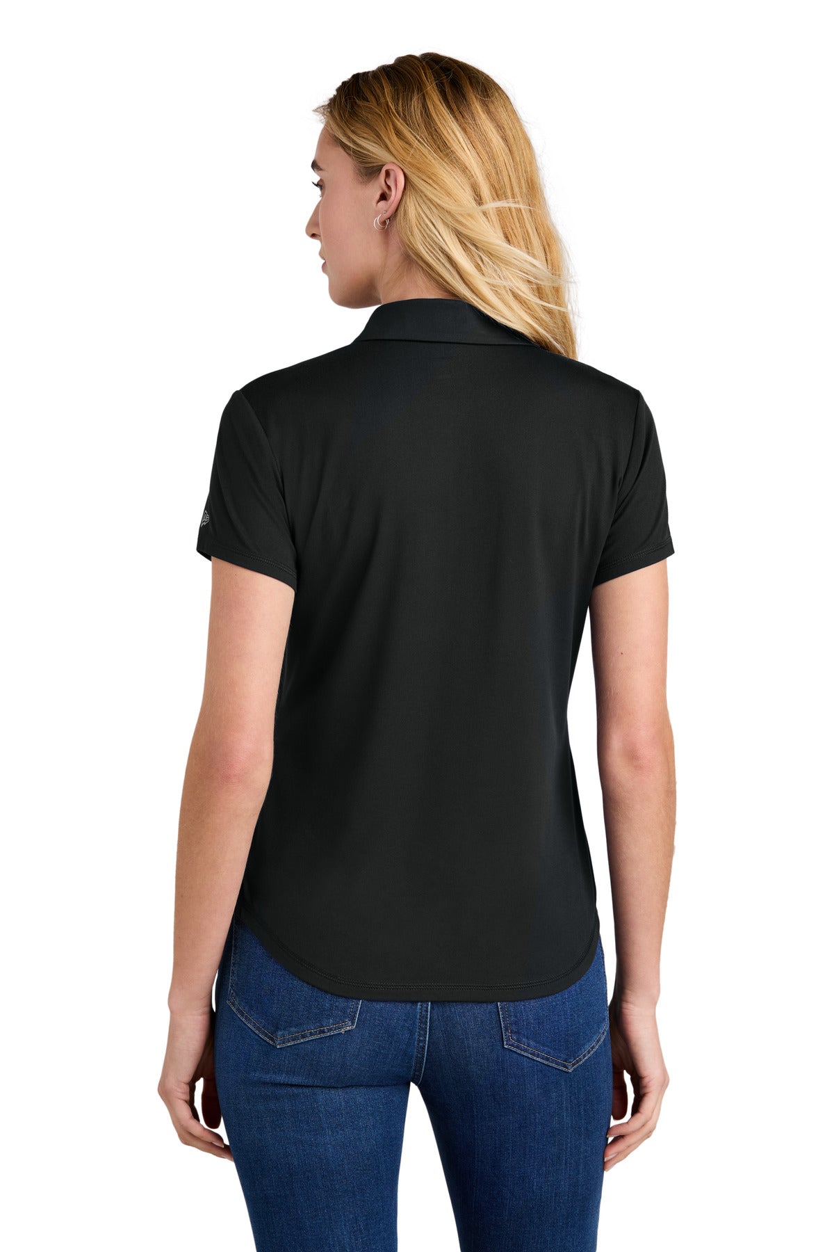 Black New Era Women's Power Polo LNEA225
