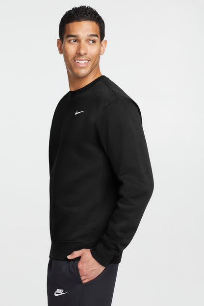 Black Nike Club Fleece Crew CJ1614