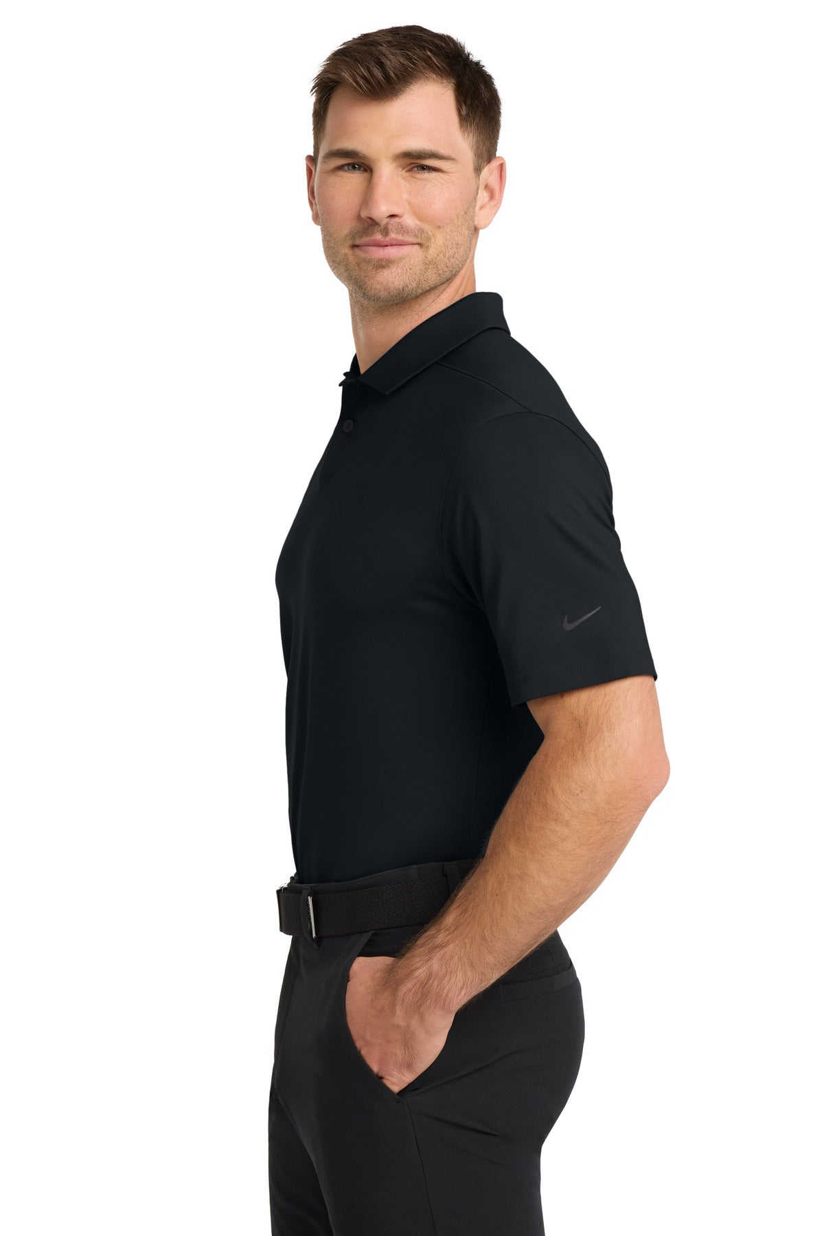 Black Nike Dri-FIT Vapor Polo NKDC2108