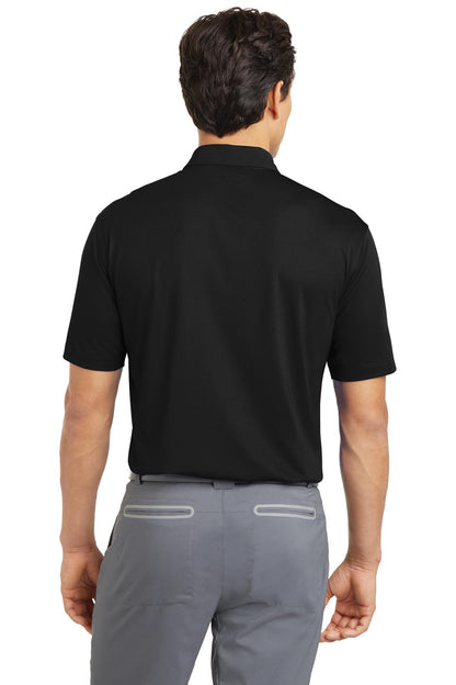 Black Nike Dri-FIT Vertical Mesh Polo. 637167