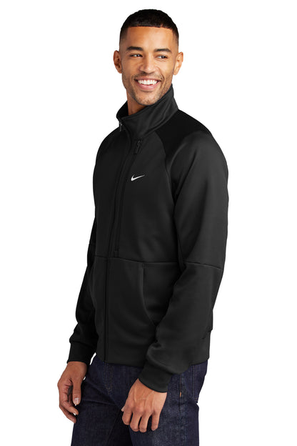 Black Nike Full-Zip Chest Swoosh Jacket NKFD9891