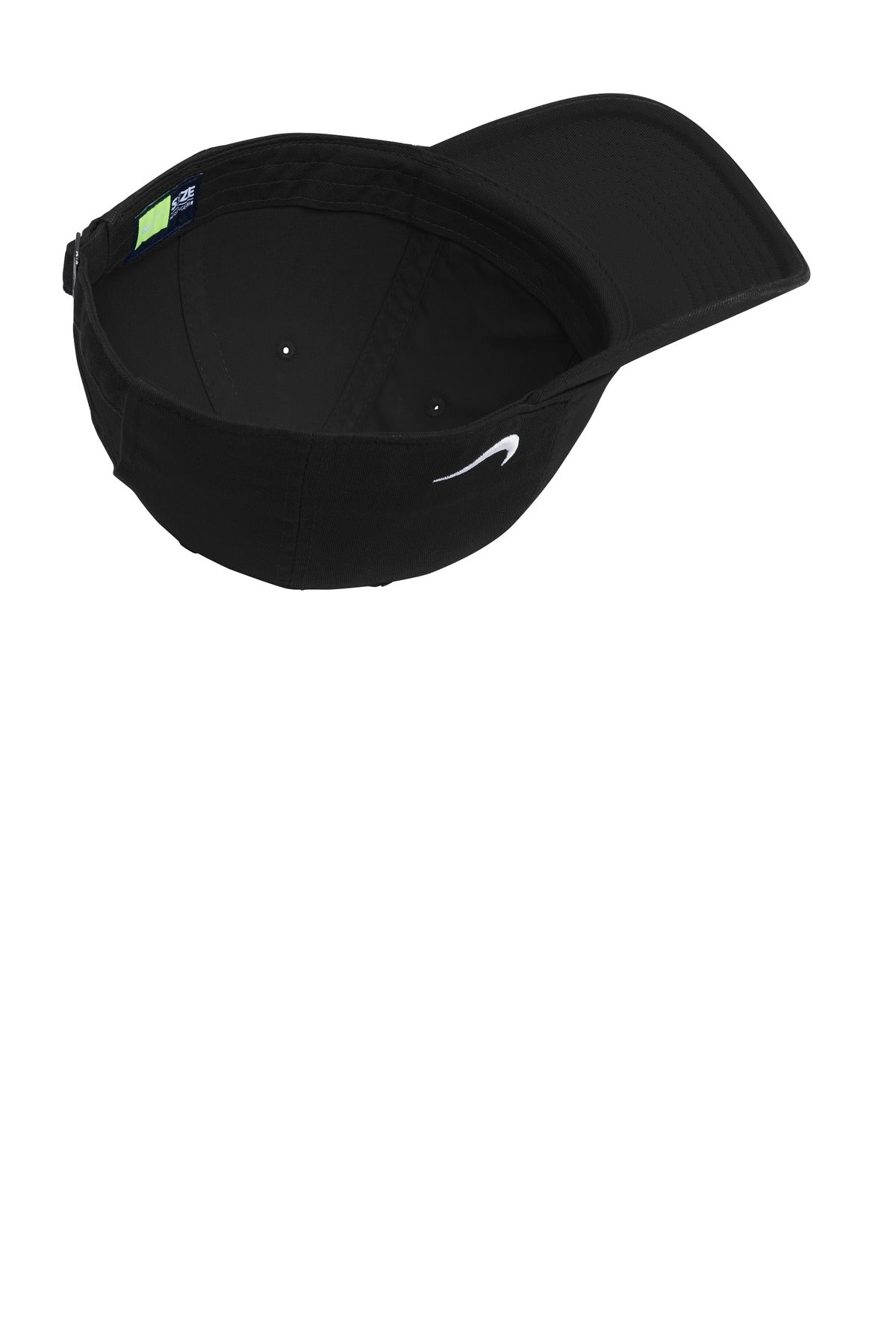 Black Nike Heritage Cotton Twill Cap NKFB5677