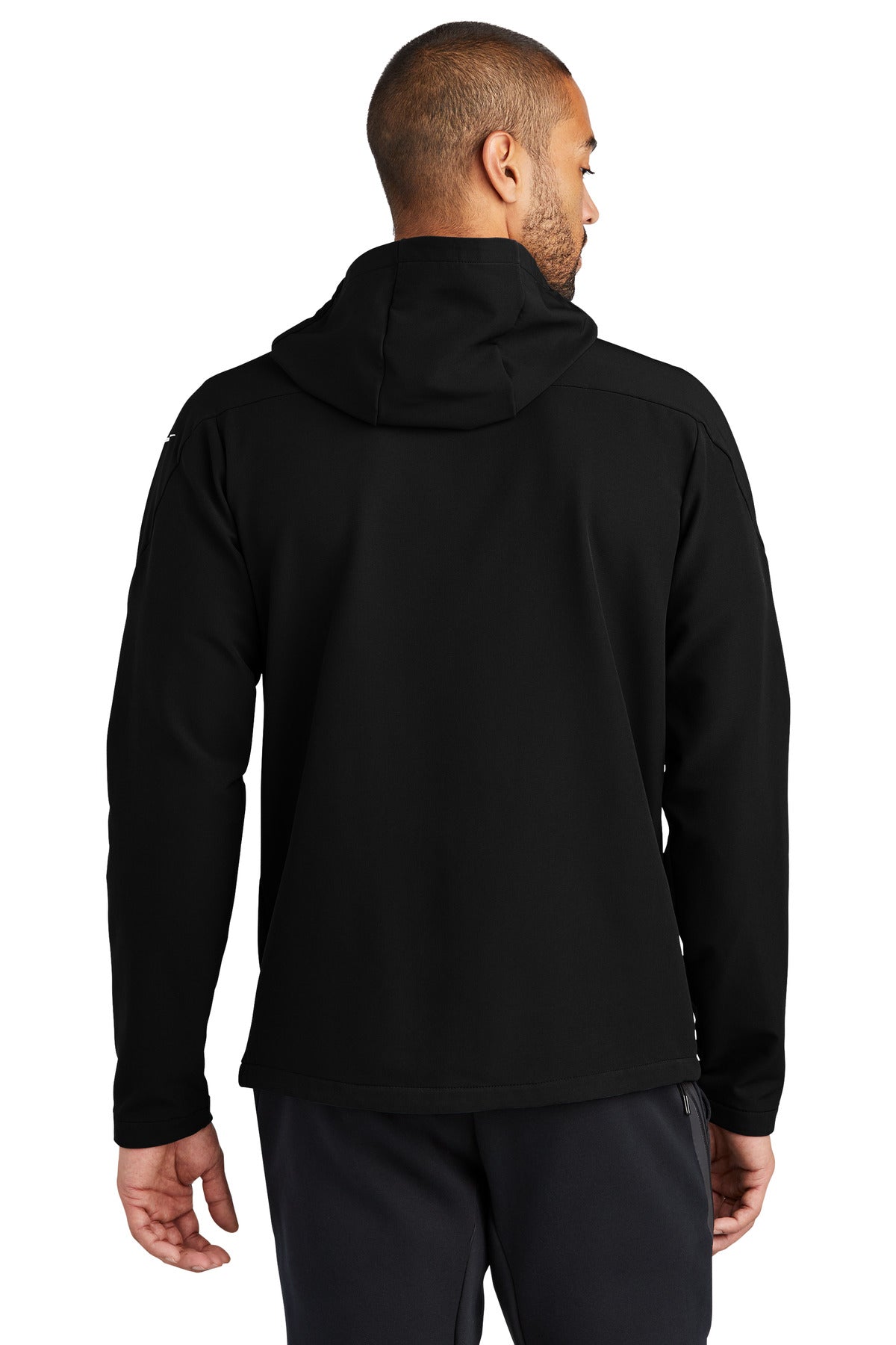 Black Nike Hooded Soft Shell Jacket NKDR1543