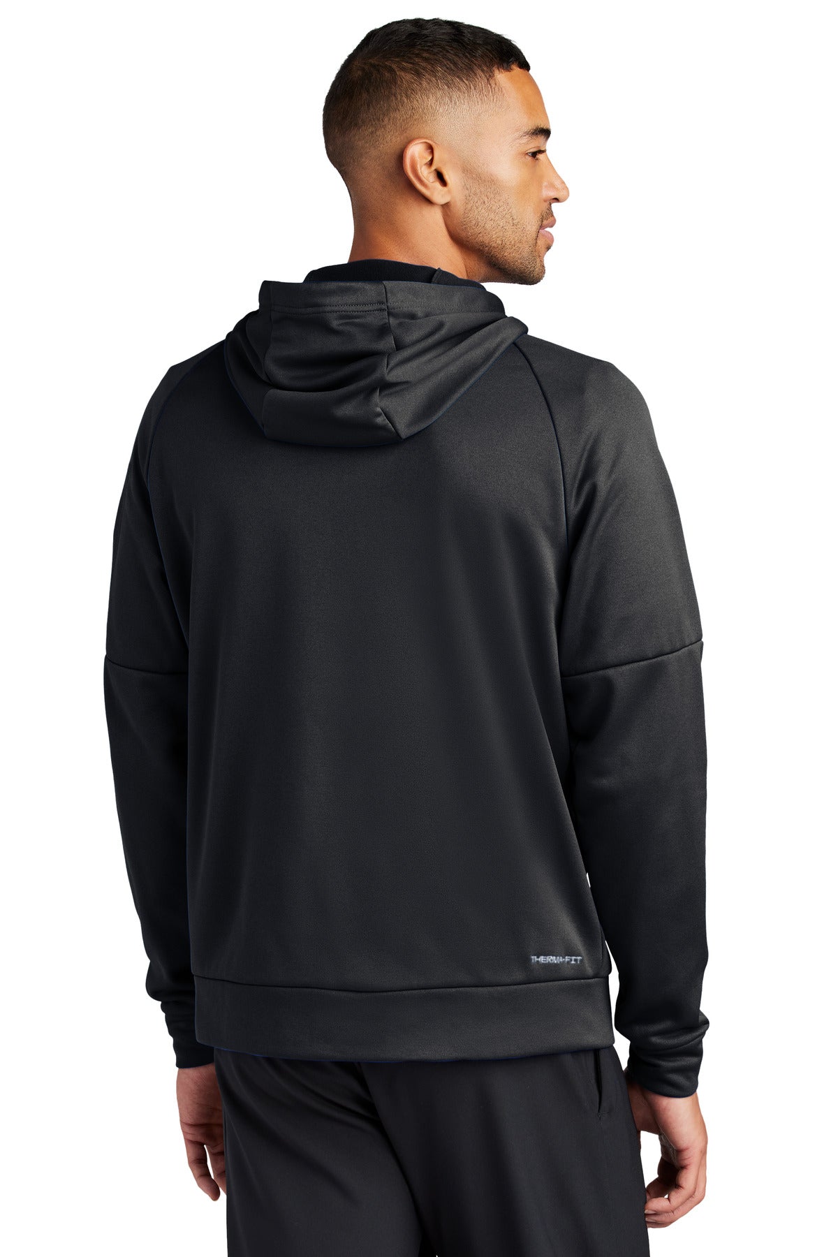 Black Nike Therma-FIT Pocket Full-Zip Fleece Hoodie NKFD9859