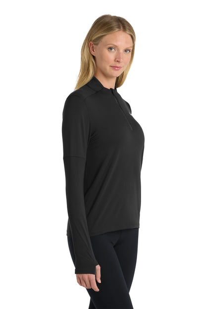 Black Nike Women's Dri-FIT Element 1/2-Zip Top NKDH4951