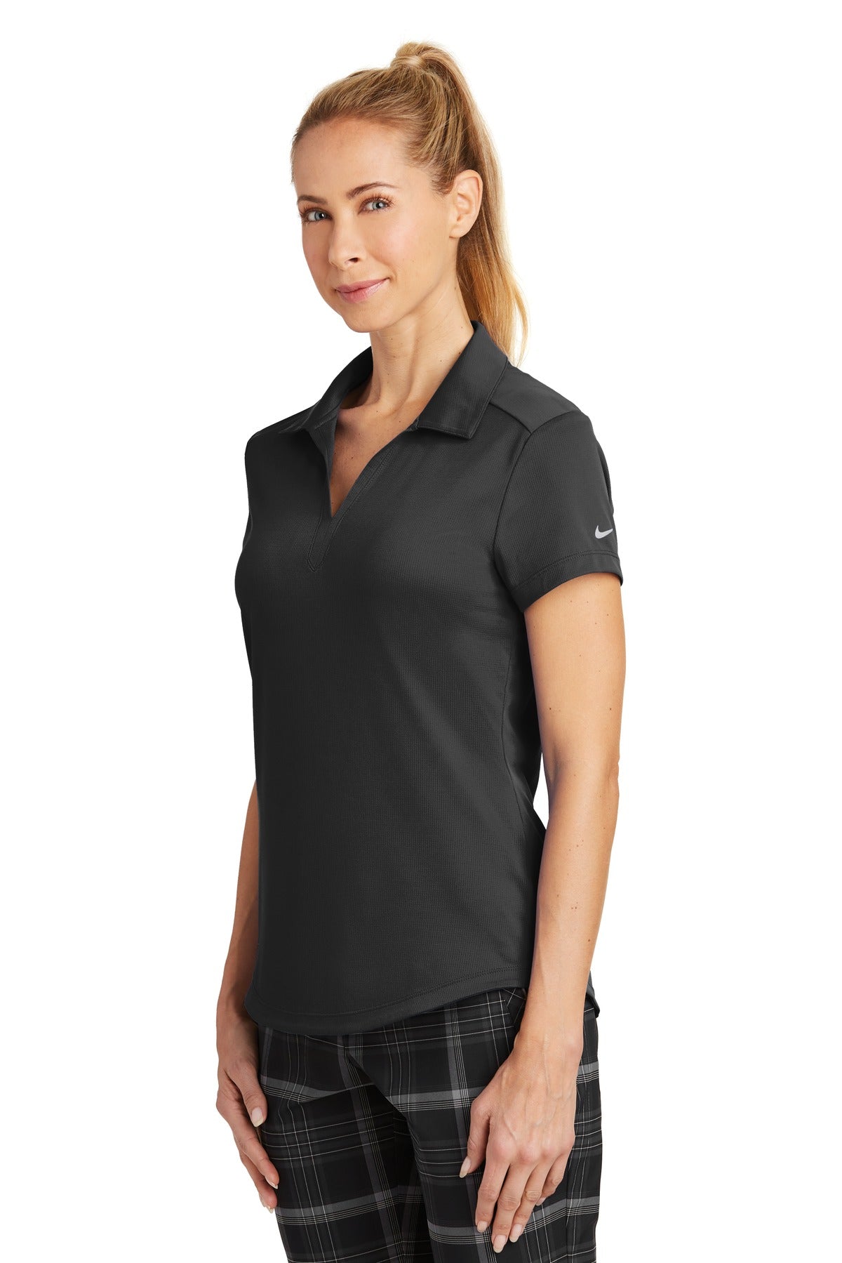 Black Nike Women's Dri-FIT Legacy Polo. 838957