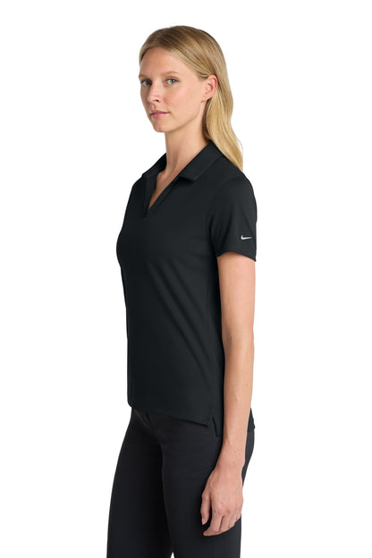Black Nike Women's Dri-FIT Micro Pique 2.0 Polo NKDC1991