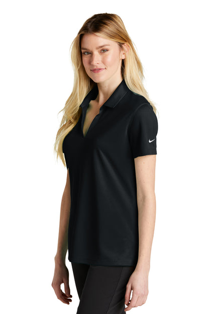 Black Nike Women's Dri-FIT Micro Pique 2.0 Polo NKDC1991