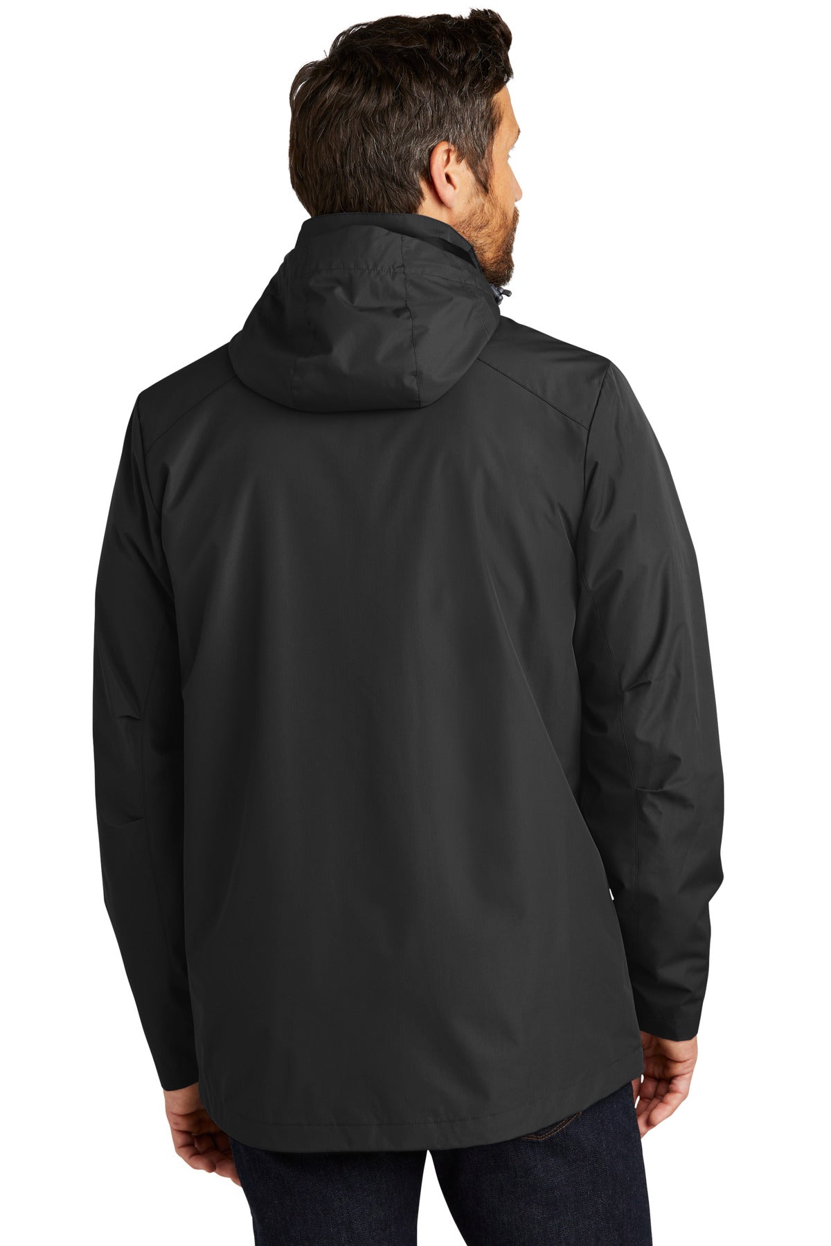 Black Port Authority All-Weather 3-in-1 Jacket J123