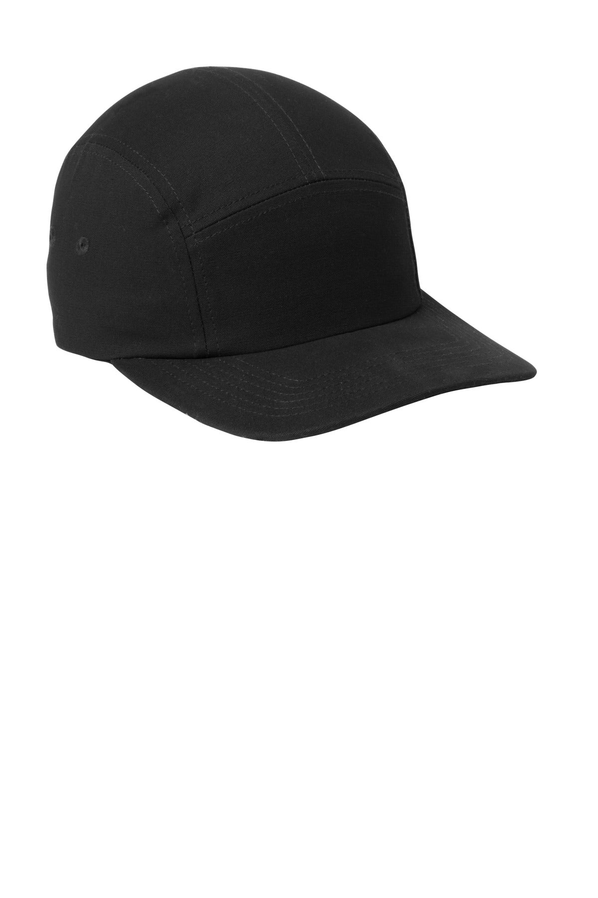 Black Port Authority Brushed Cotton Camper Cap C970