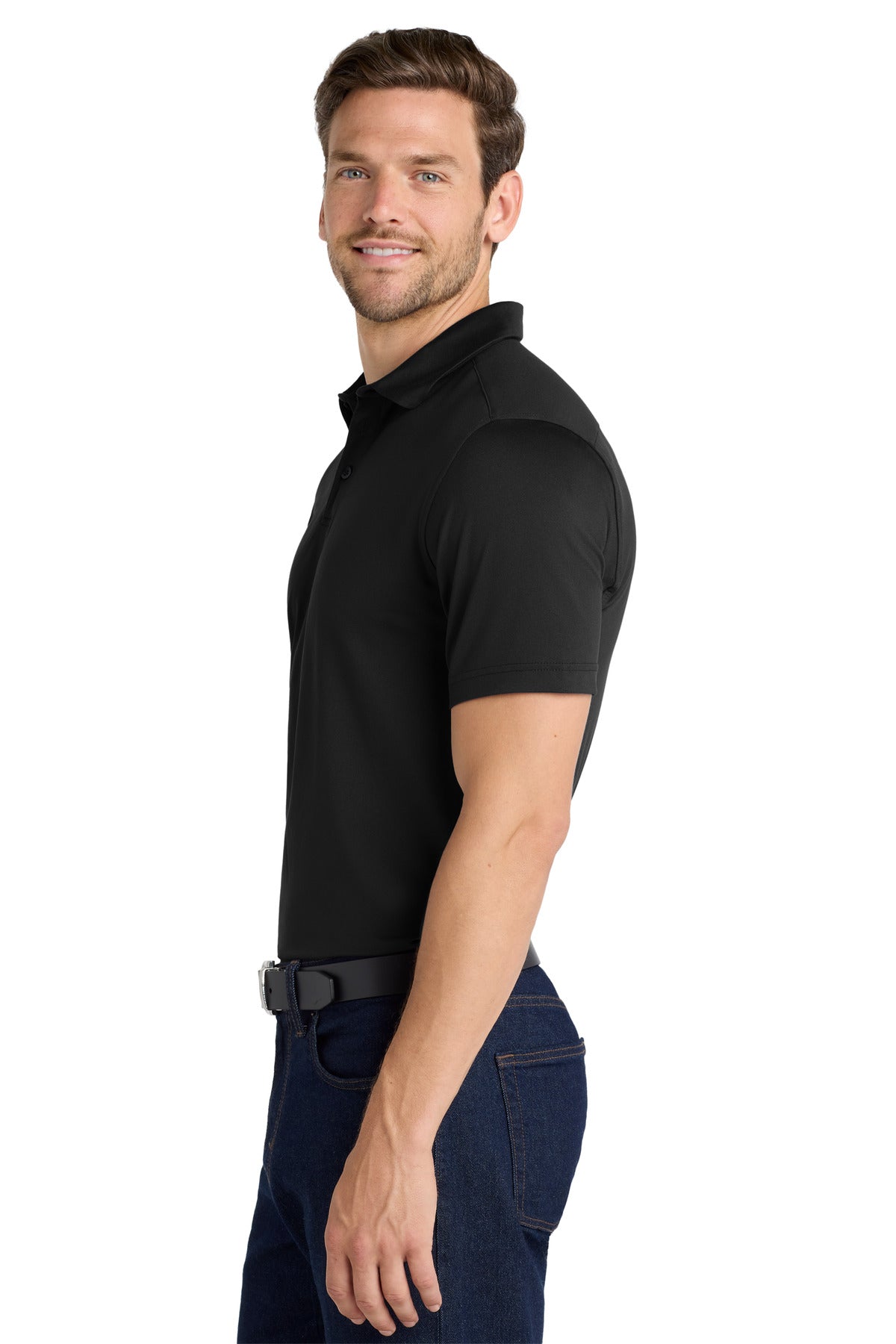 Black Port Authority City Stretch PoloK682