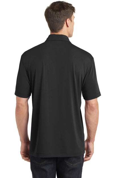 Black Port Authority Cotton Touch Performance Polo. K568