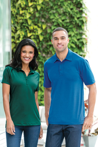 Black Port Authority Cotton Touch Performance Polo. K568