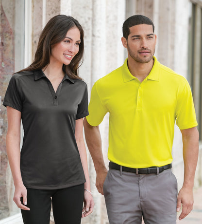 Black Port Authority Diamond Jacquard Polo. K569