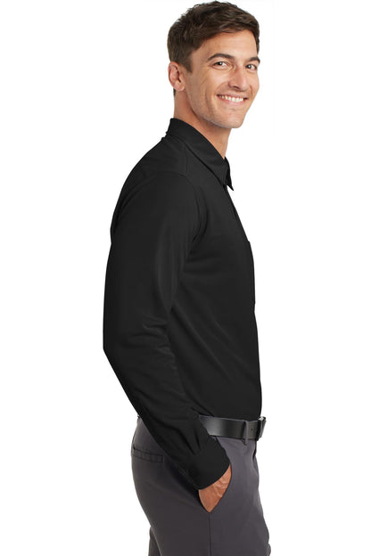 Black Port Authority Dimension Knit Dress Shirt. K570