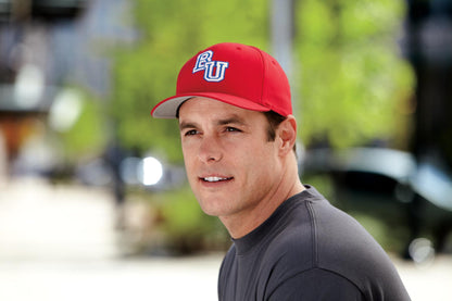Black Port Authority Flexfit Cotton Twill Cap. C813
