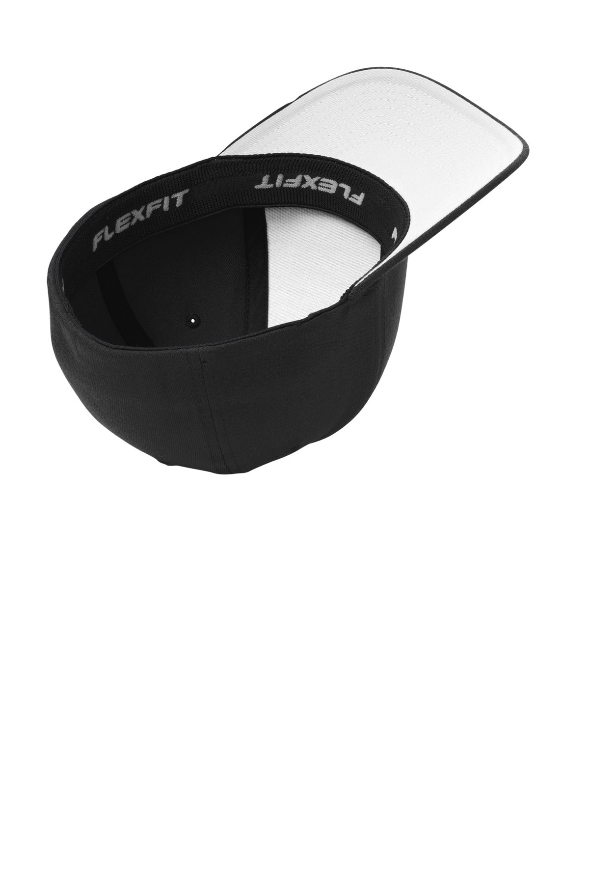 Black Port Authority Flexfit Wool Blend Cap. C928