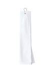 Black Port Authority Grommeted Tri-Fold Golf Towel. TW50