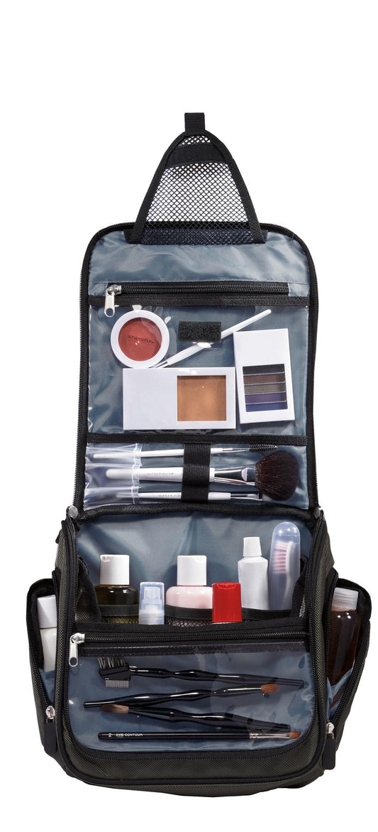 Black Port Authority Hanging Toiletry Kit. BG700