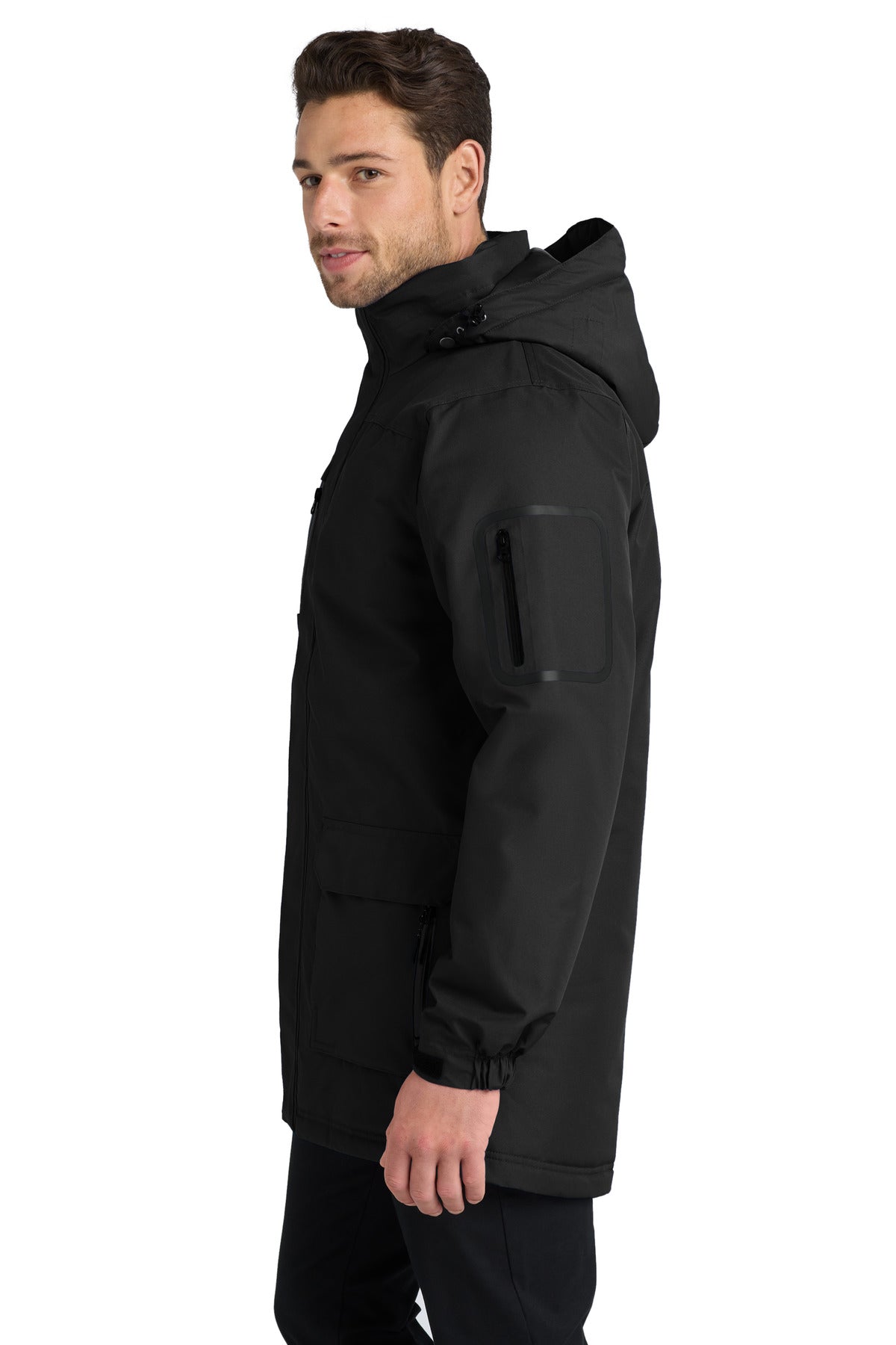 Black Port Authority Heavyweight Parka. J799