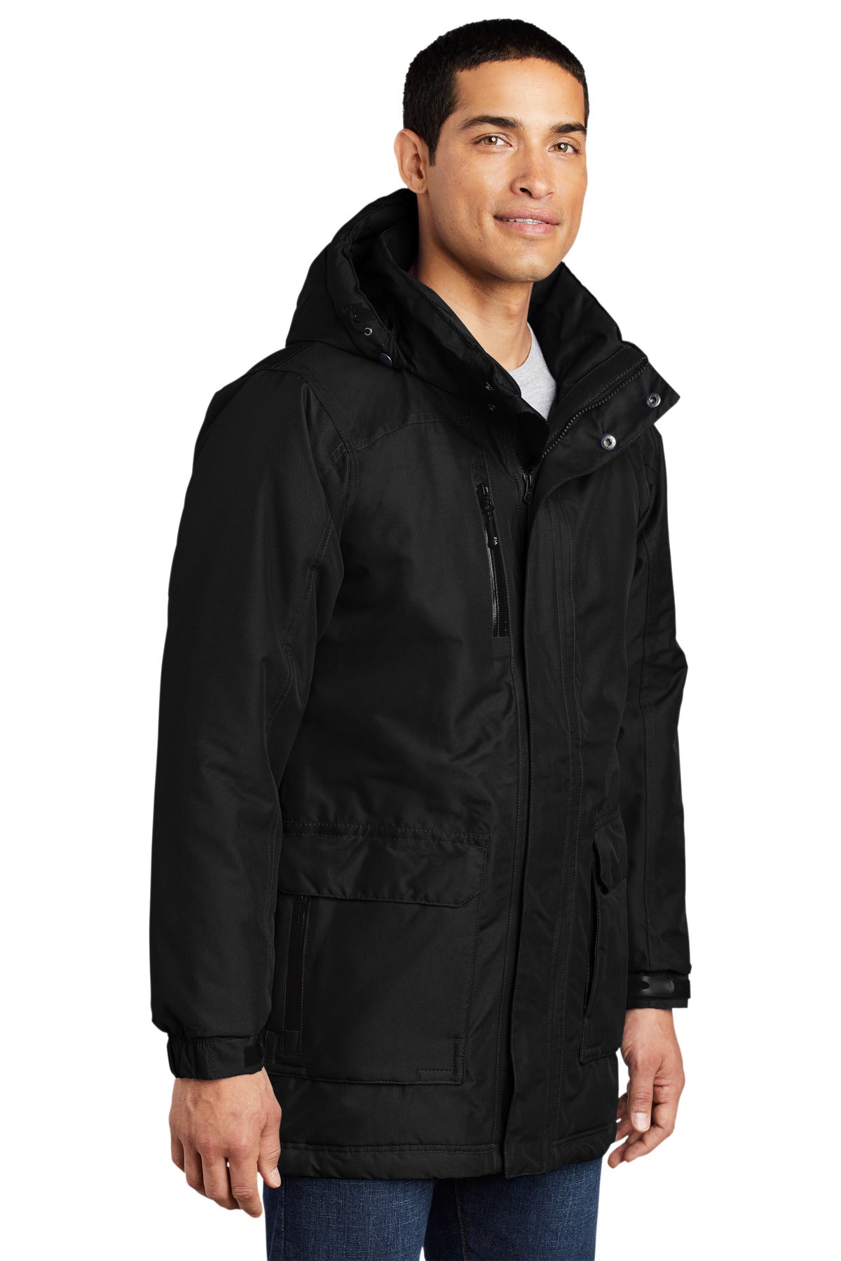 Black Port Authority Heavyweight Parka. J799