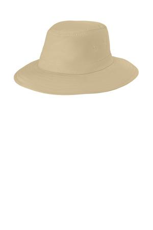 Black Port Authority Lifestyle Brim Hat. C921