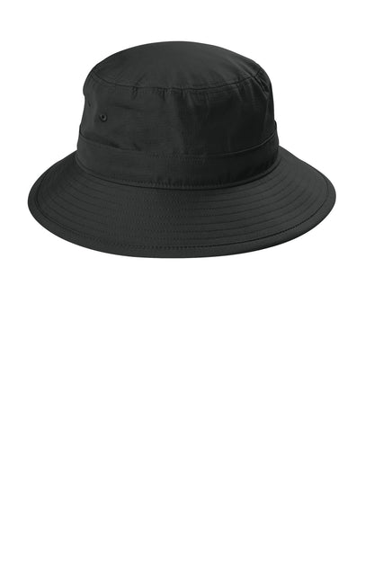 Black Port Authority Outdoor UV Bucket Hat C948