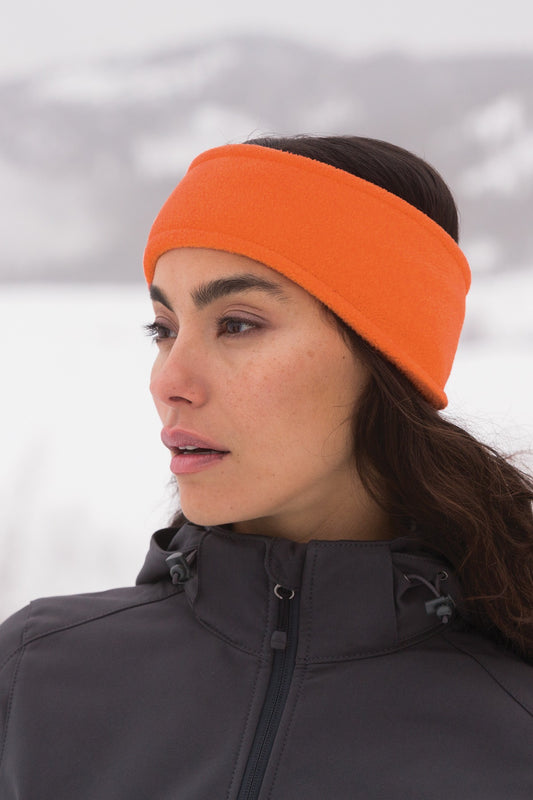 Black Port Authority R-Tek Stretch Fleece Headband. C910