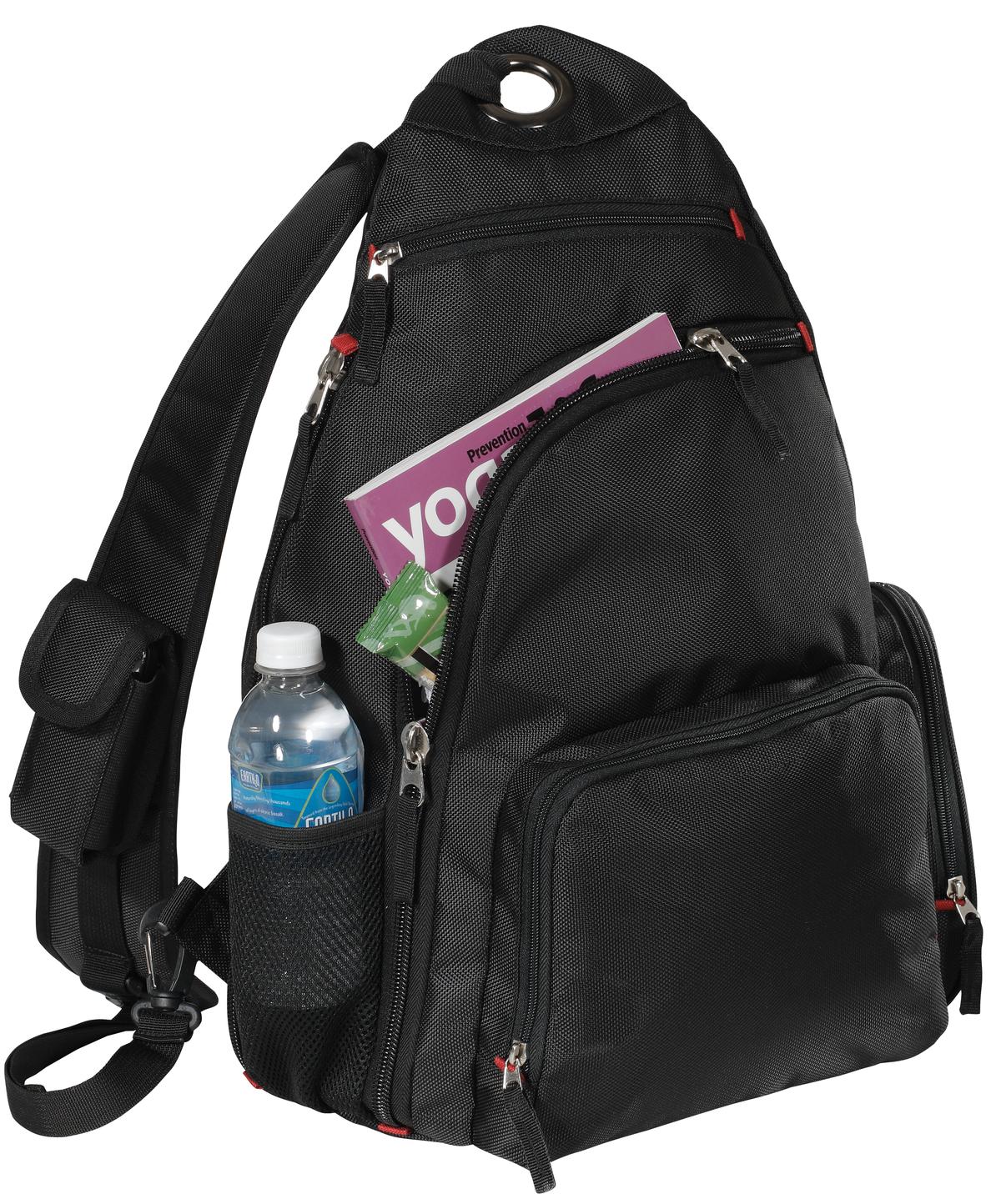 Black Port Authority Sling Pack. BG112