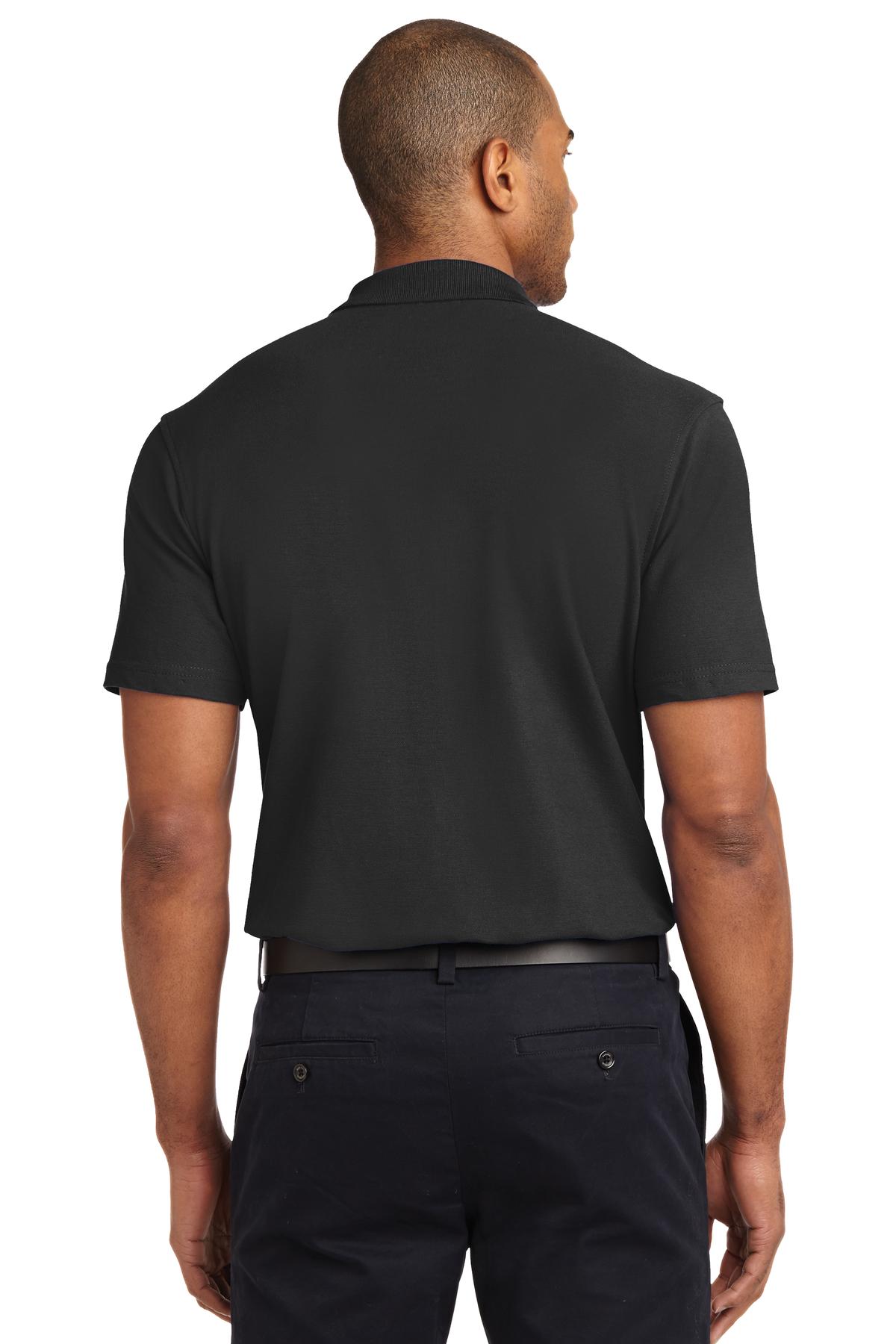 Black Port Authority Stain-Release Polo. K510