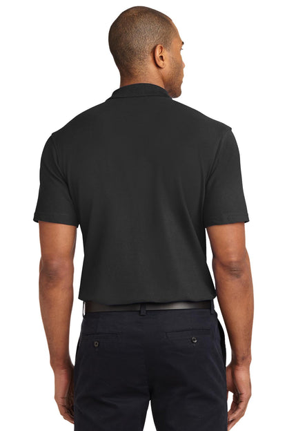 Black Port Authority Stain-Release Polo. K510