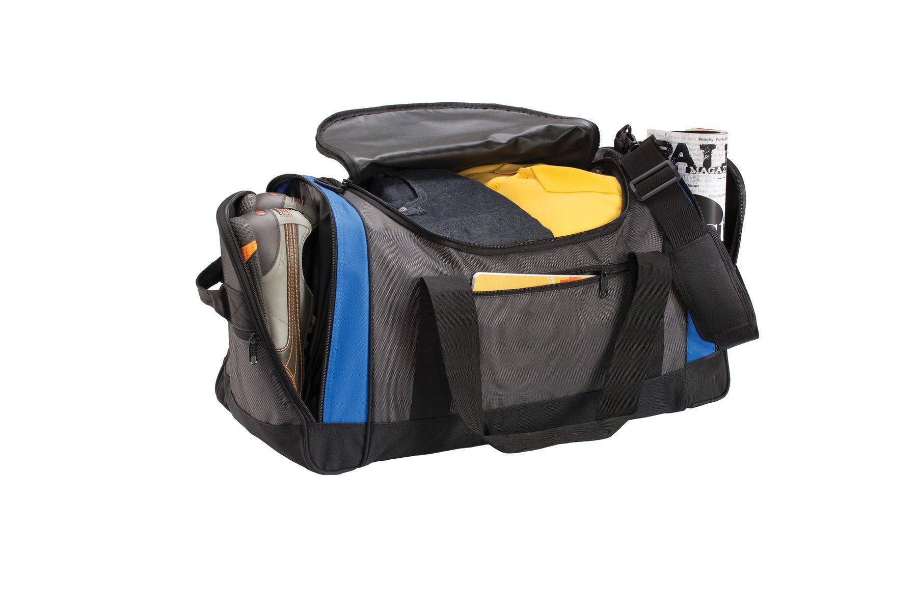 Black Port Authority Voyager Sports Duffel. BG800