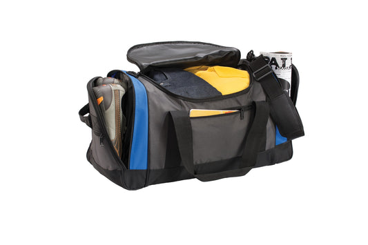 Black Port Authority Voyager Sports Duffel. BG800