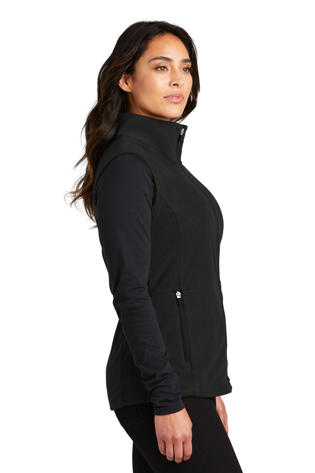 Black Port Authority Women's Accord Microfleece Vest L152