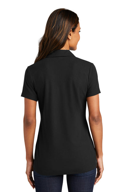 Black Port Authority Women's C-FREE Cotton Blend Pique Polo LK867