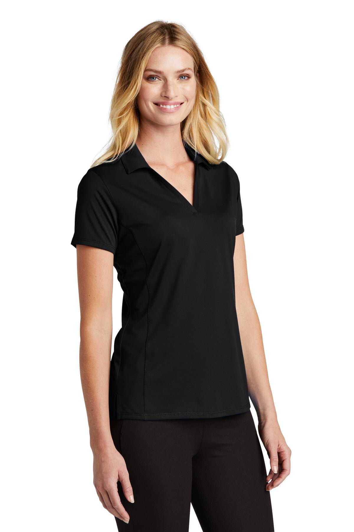 Black Port Authority Women's Performance Staff Polo LK398