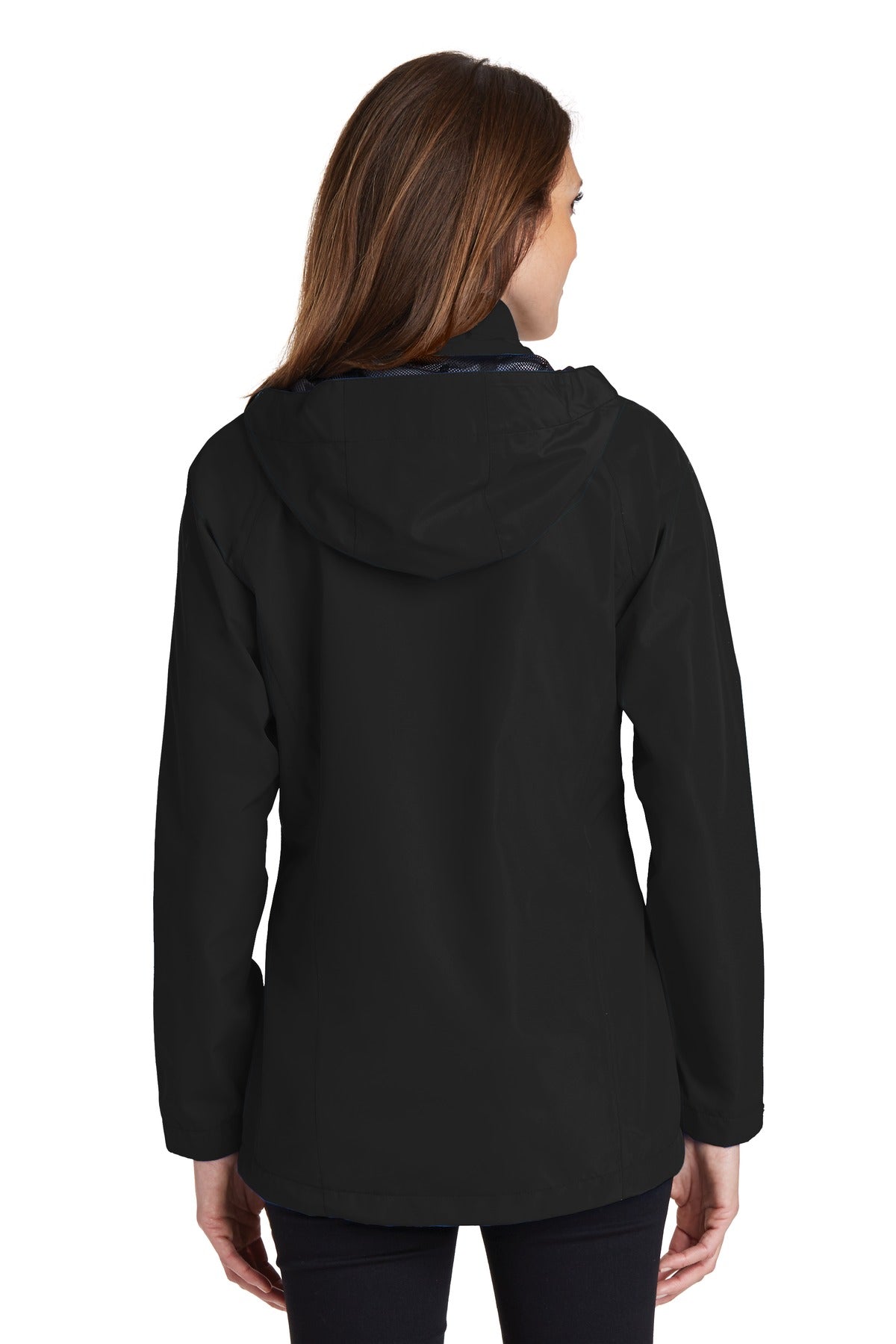 Black Port Authority Women's Torrent Waterproof Jacket. L333