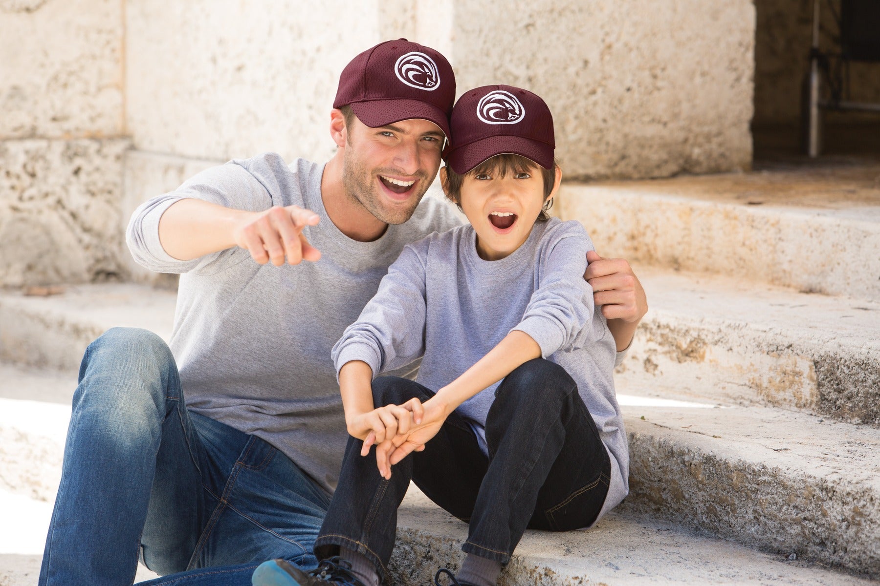 Black Port Authority Youth Pro Mesh Cap. YC833