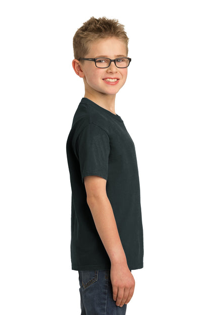Black Port & Company Youth Beach Wash Garment-Dyed Tee. PC099Y