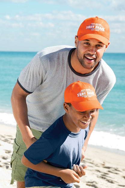 Black Port & Company Youth Six-Panel Unstructured Twill Cap. YC914