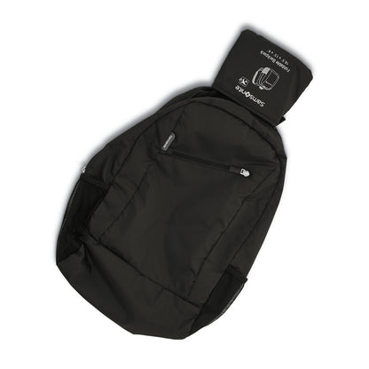 Black Samsonite Foldable Backpack plain