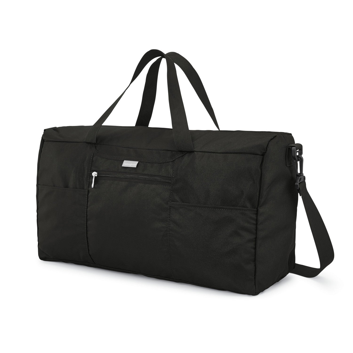 Black Samsonite Foldaway Duffel plain