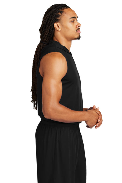 Black Sport-Tek Competitor Sleeveless Hoodie ST352H